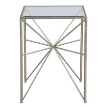  24631 - Uttermost Silvana Silver Side Table